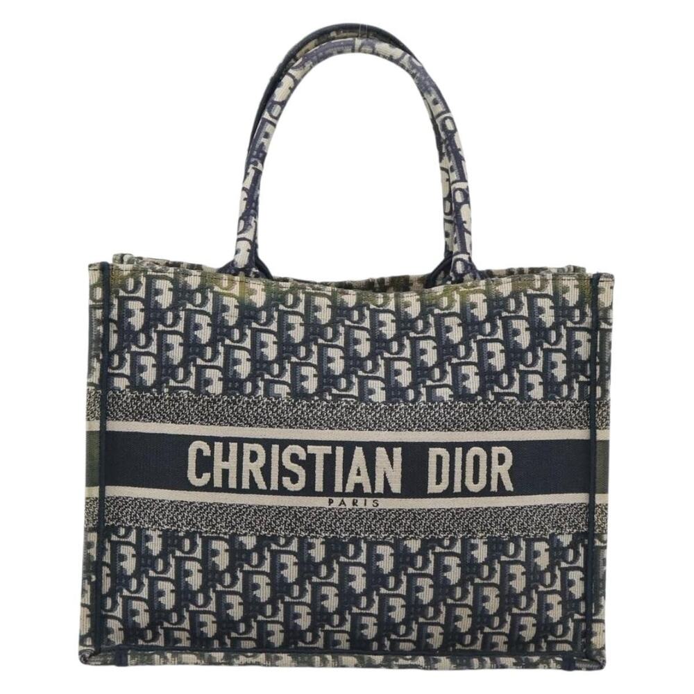 Dior Trotter Oblique Book Handbag Blue